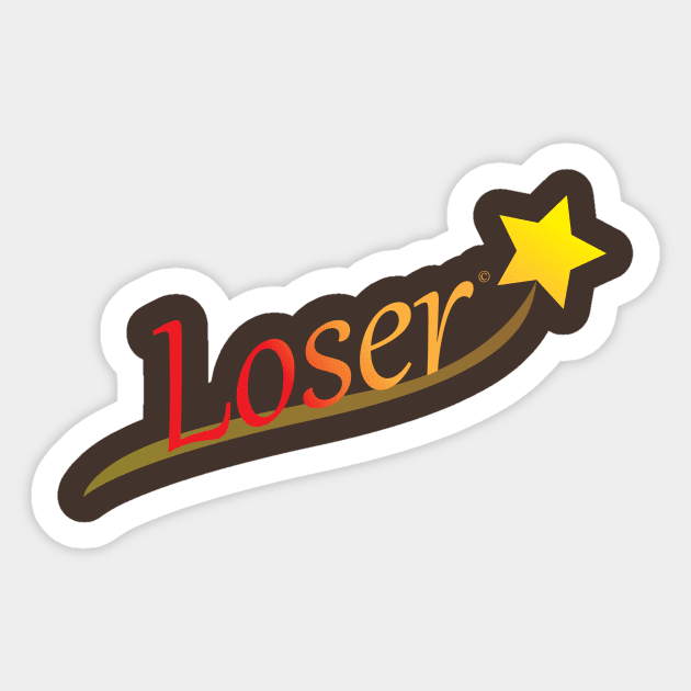 Loser Sticker by Mahekun